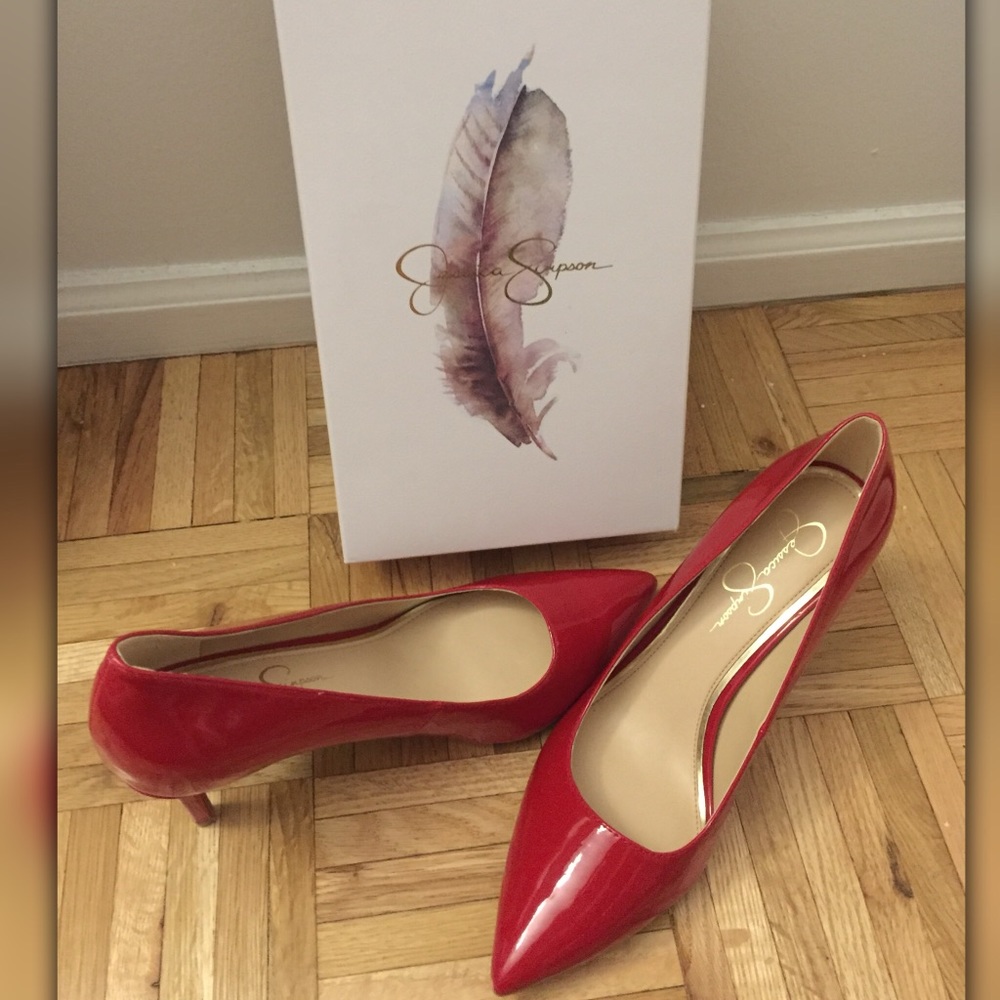 Jessica Simpson Red Pumps